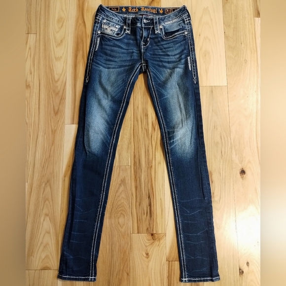 Rock Revival Denim - Rock Revival July Low Rise Skinny Jeans Women's Size 27